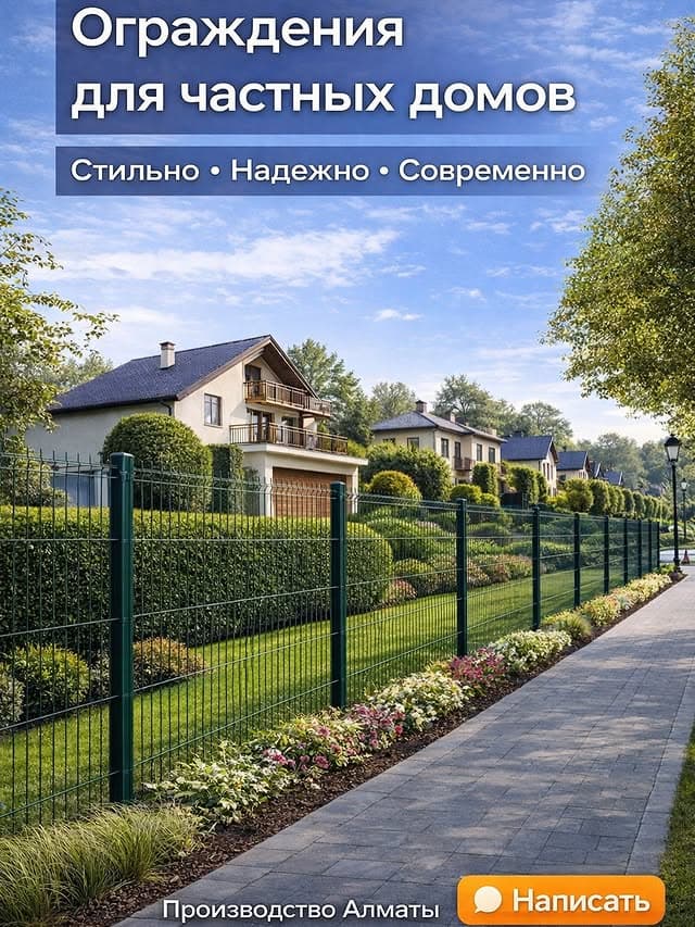 Ограждения для частных домов · Стильно и надёжно