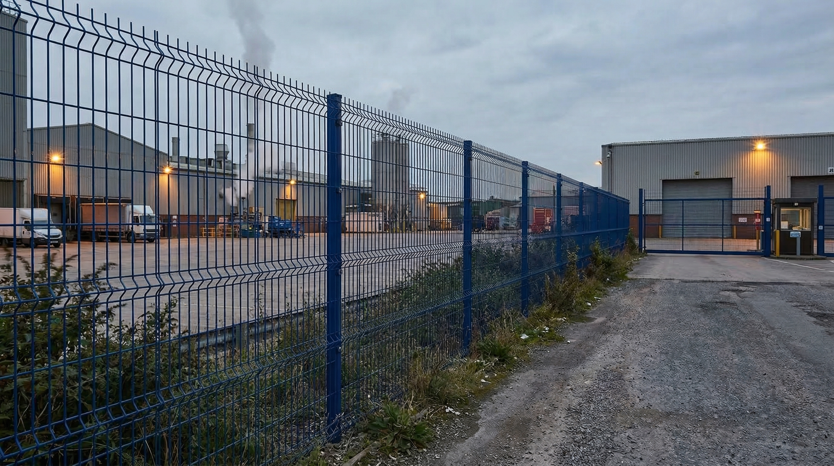 Забор для завода